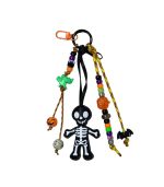 Spooktacular Skeleton Black Key/Bag Charm