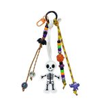 Spooktacular Skeleton White Key/Bag Charm
