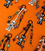 Spooktacular Skeleton Black Key/Bag Charm - Image 2