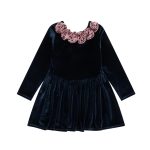 Rosetta Dress, Navy