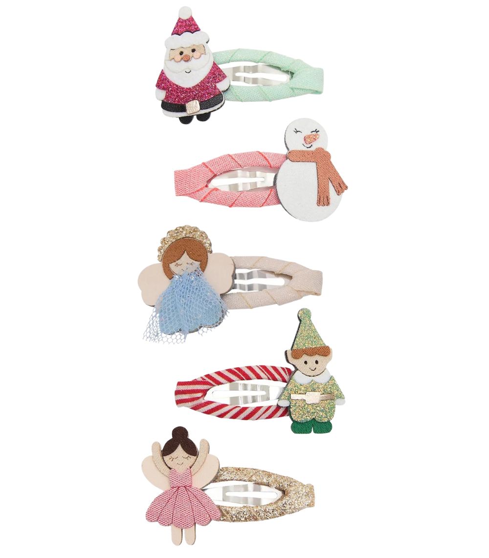 Mimi & Lula Christmas 2026 (9) Cute Christmas Character Mini Hair Clips - Image 1