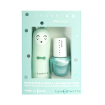 Inuwet Duo Kids Set Lip Balm & Nail Polish Water Based Turquoise – Apple