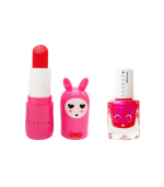 Inuwet Duo Kids Set Lip Balm & Nail Polish Water Based Fuchsia – Cherry - Image 2