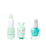 Inuwet Duo Kids Set Lip Balm & Nail Polish Water Based Turquoise – Apple - Image 3