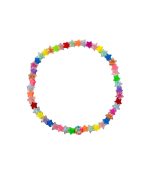 Rainbow Stardust Elastic Necklace