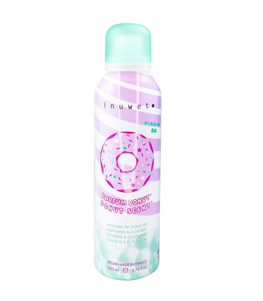 113 Inuwet Shower Foam Donut Turquoise 200ml - Image 1