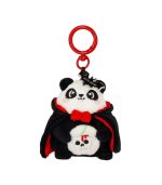 Halloween Panda Plush Key Ring "Bam-Boo!" - Tiny Super Soft!