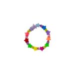 Rainbow Stardust Elastic Bracelet