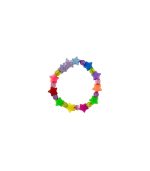 Rainbow Stardust Elastic Bracelet