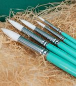 Himi Little Bird Painting Brushes 5pcs, Green - Image 3