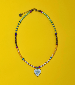 Sweetheart Daisy Embroidered Necklace - Image 3