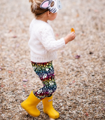 Black Rainbow Wild Leggings - Image 2