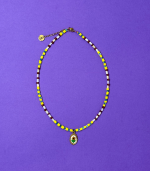 Harvest Sunflower Embroidered Necklace - Image 3