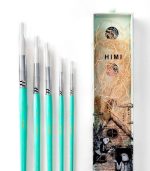 Himi Little Bird Painting Brushes 5pcs, Green - Image 2
