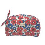 Coral Flower Toiletry Bag