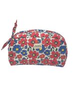 Coral Flower Toiletry Bag