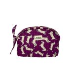 Purple Dachshund Make Up Bag
