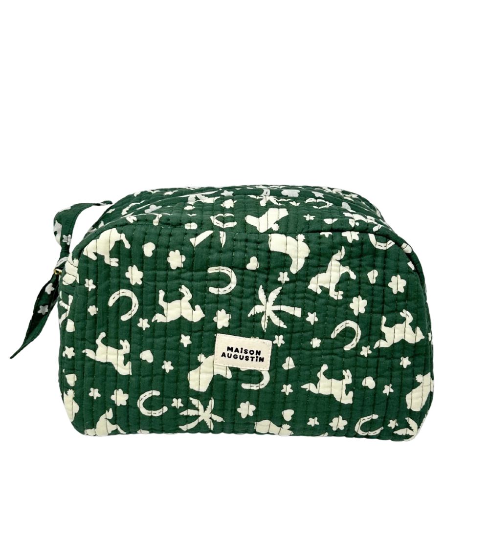 22 Green Cowboy Toiletry Bag - Image 1