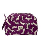 Purple Dachshund Toiletry Bag