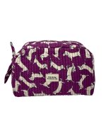 Purple Dachshund Toiletry Bag