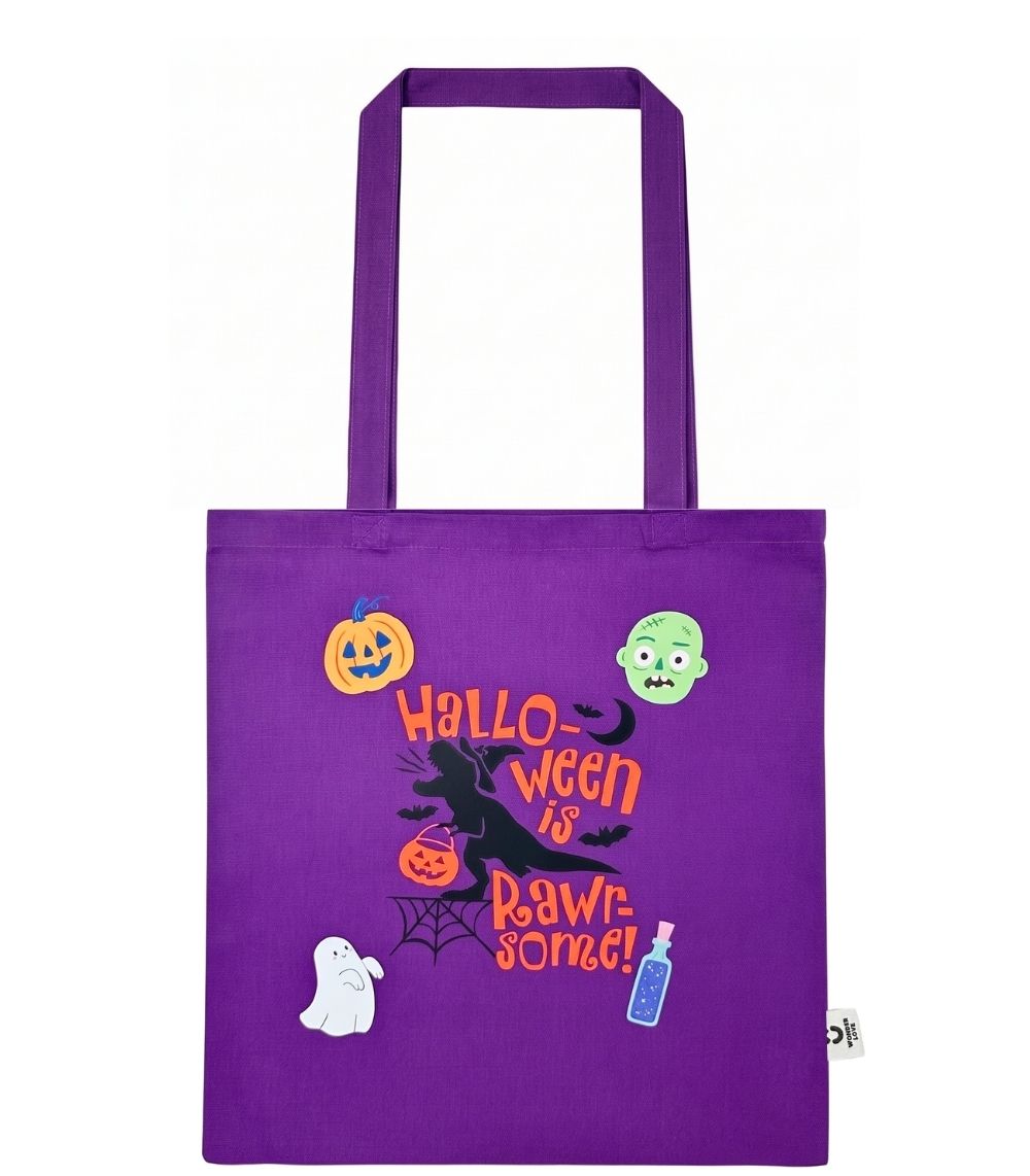 27 The Rawrsome Dino Tote Bag - Image 1