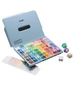 Himi Twin Cup Gouache Set – 112 Colours – Ice Blue Case - Image 6