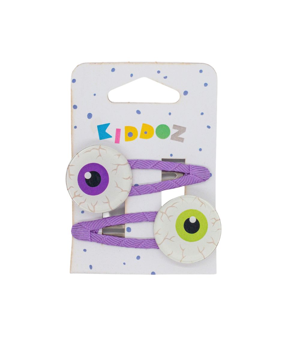 3 Kiddoz Eyeball Watch Hair Clips - Image 1