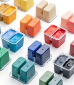 Himi Twin Cup Gouache Set – 112 Colours – Ice Blue Case - Image 7