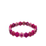 Mamacita Daisy Tile Bracelet Multi Pink