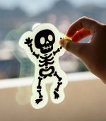 Set of Gel Window Stickers - Windo-Glow - Skeleton - Image 2