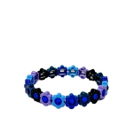 Mamacita Daisy Tile Bracelet Blue/Lilac/Black