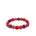 Mamacita Daisy Tile Bracelet Pink/Red