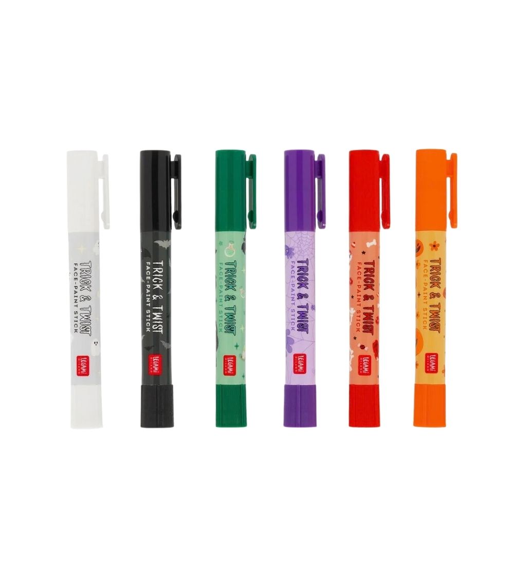 41 Set Of Six Face-Paint Sticks - Trick & Twist - Image 1