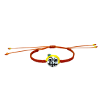 Mardi Murano Girl Bracelet, Orange