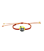 Mardi Murano Girl Bracelet, Orange