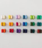 Himi Twin Cup Gouache Set – 36 Colours +3 Brushes – Ice Blue Case - Image 4