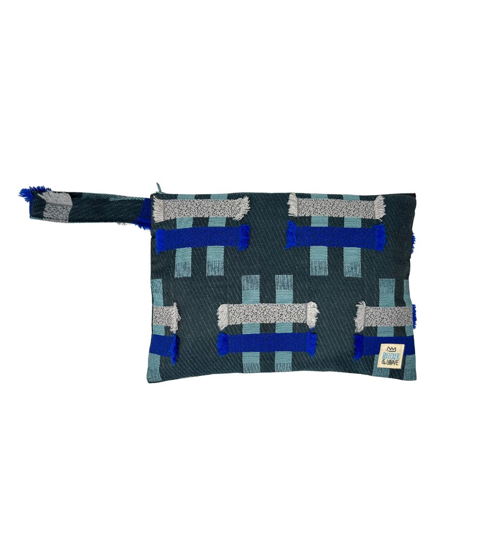 80 Tapestry Blue Small Bag - Image 1