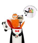 Kawaii 2 In 1 Soft Silicone Pencil Case - Panda "Bam-Boo" - Image 6