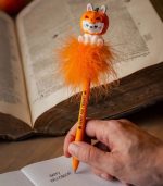 Light-up Ballpoint Pen - Pumpkin Bunny - Writing is Magic - Image 2