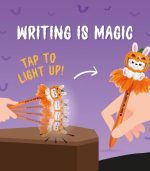 Light-up Ballpoint Pen - Pumpkin Bunny - Writing is Magic - Image 6