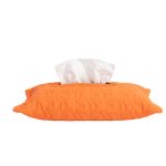 Stars Orange Tissue Box Cover