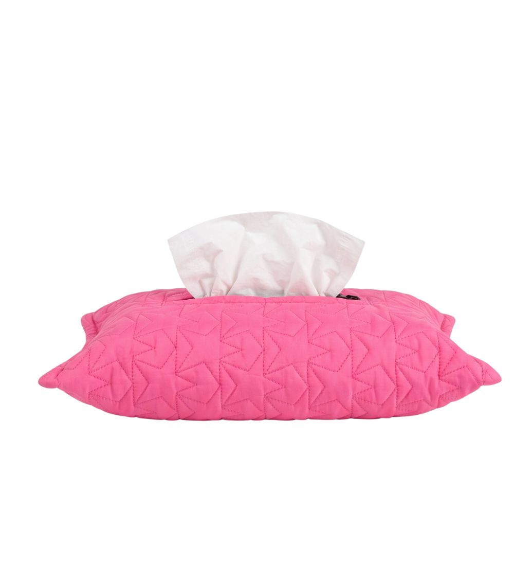 Bleecker 102026 (7) Stars Pink Tissue Box Cover - Image 1