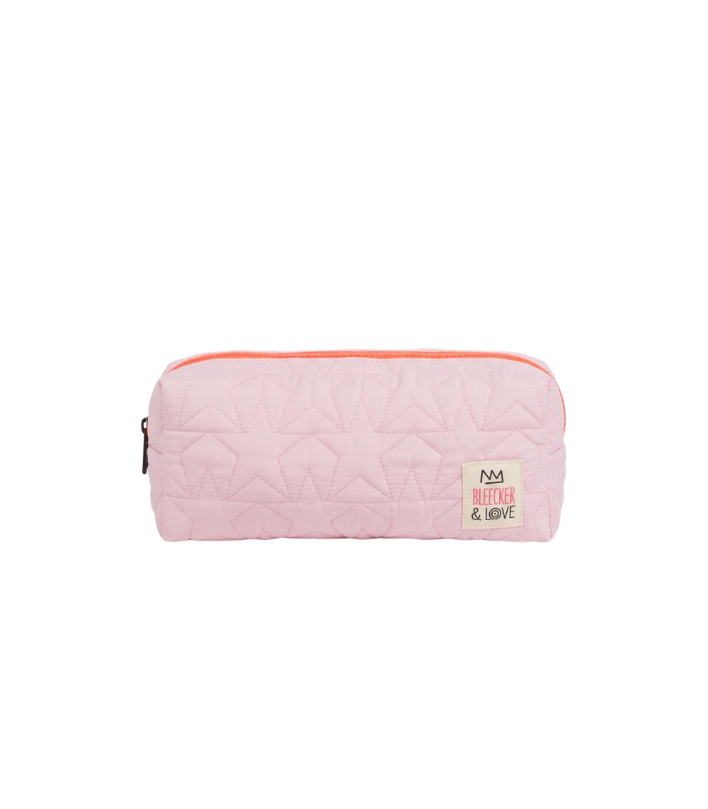Bleecker 102026 (9) Stars Baby Pink Pencil Case - Image 1