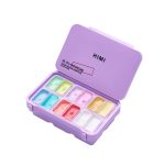 Himi Twin Cup Gouache Set – 12 Soft Pastel Colours – Purple Case
