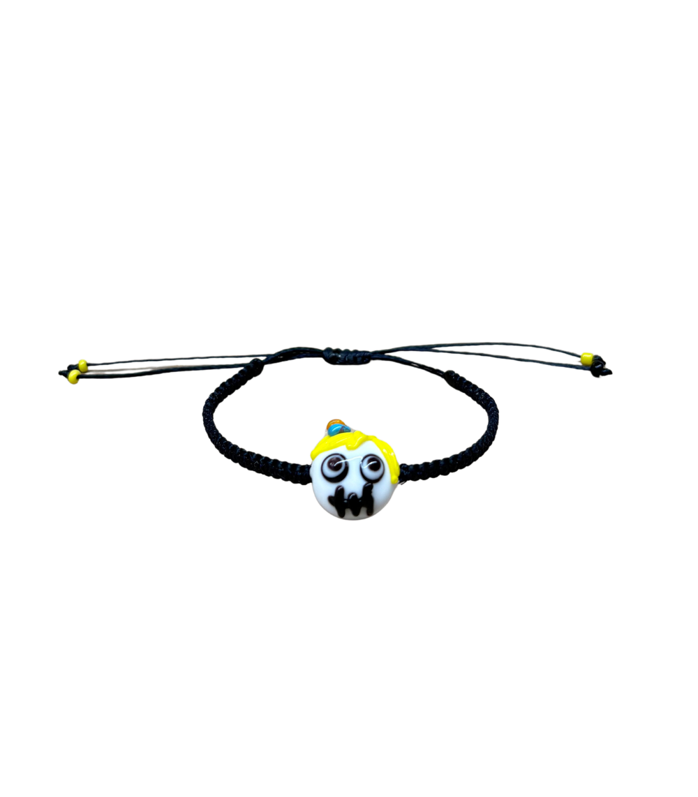 mardi (2) Mardi Murano Girl Bracelet, Black - Image 1